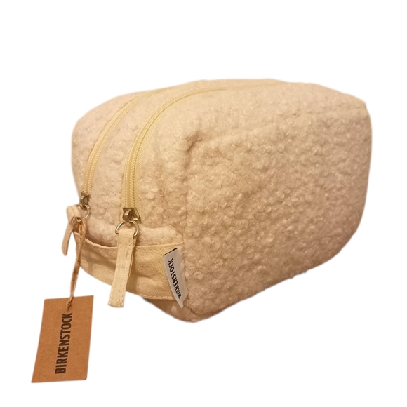 Birkenstock Handbags - Birkenstock Cosmetics Pouch Travel Bag Cream Sherpa